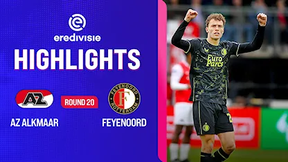 Highlights AZ - Feyenoord (Vòng 20 - Giải VĐQG Hà Lan 2023/24)