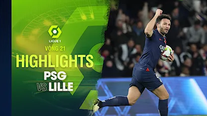 Highlights PSG - Lille (Vòng 21 - Giải VĐQG Pháp 2023/24)
