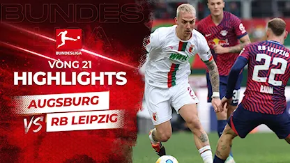 Highlights Ausburg - Leipzig (Vòng 21 - Giải VĐQG Đức 2023/24)