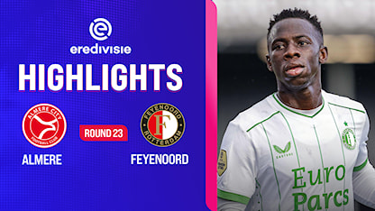 Highlights Almere City - Feyenoord (Vòng 23 - Giải VĐQG Hà Lan 2023/24)