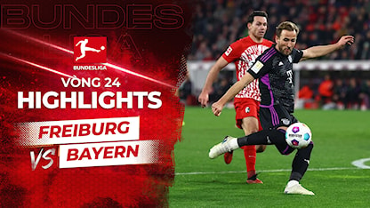 Highlights Freiburg - Bayern Munich (Vòng 24 - Giải VĐQG Đức 2023/24)