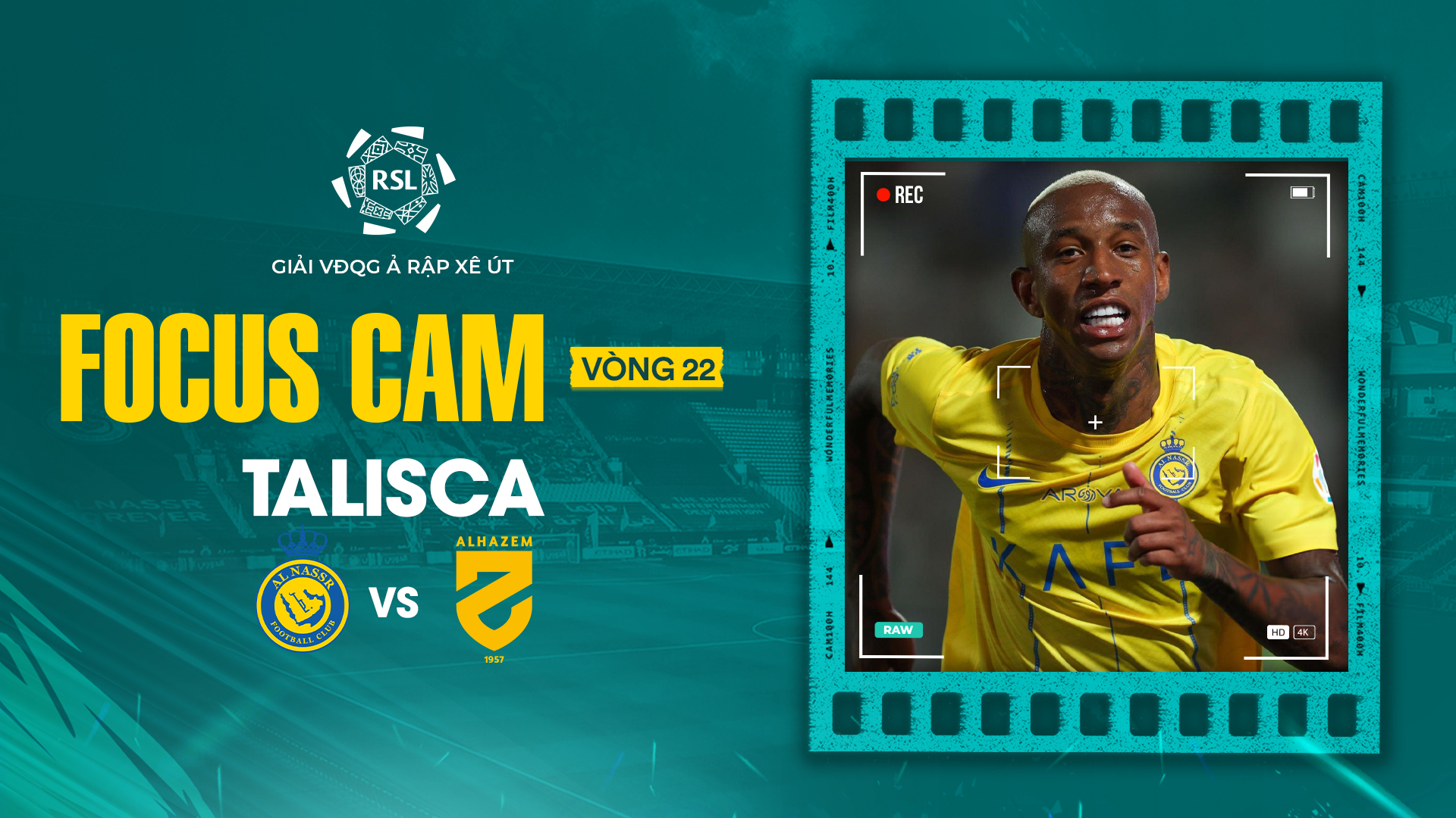 Focus Cam: Talisca - Vòng 22 Saudi Pro League 2023/24 | VieON