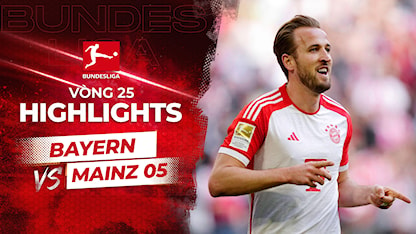 Highlights Bayern Munich - Mainz 05 (Vòng 25 - Giải VĐQG Đức 2023/24)