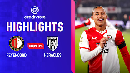 Highlights Feyenoord - Heracles (Vòng 25 - Giải VĐQG Hà Lan 2023/24)