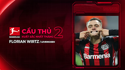 Florian Wirtz - Cầu Thủ Xuất Sắc Nhất Tháng 2 Bundesliga 2023/24