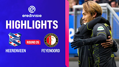 Highlights Heerenveen - Feyenoord (Vòng 26 - VĐQG Hà Lan 2023/24)