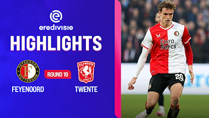 Highlights Feyenoord - Twente (Vòng 19 - VĐQG Hà Lan 2023/24)