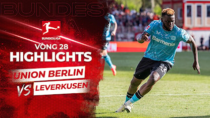 Highlights Union Berlin - Bayer Leverkusen (Vòng 28 - Giải VĐQG Đức 2023/24)