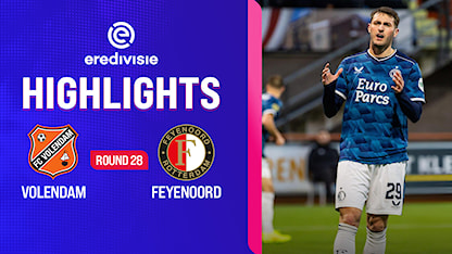 Highlights Volendam - Feyenoord (Vòng 28 - Giải VĐQG Hà Lan 2023/24)