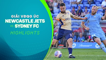 Highlights Newcastle Jets - Sydney FC (Vòng 23 - Giải VĐQG Úc 2023/24)