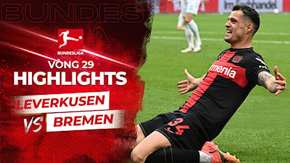 Highlights Leverkusen - Werder Bremen (Vòng 29 - Giải VĐQG Đức 2023/24)
