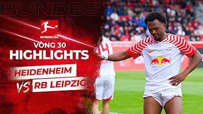 Highlights Heidenheim - Leipzig (Vòng 30 - Giải VĐQG Đức 2023/24)