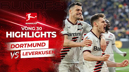 Highlights Dortmund - Leverkusen (Vòng 30 - Giải VĐQG Đức 2023/24)