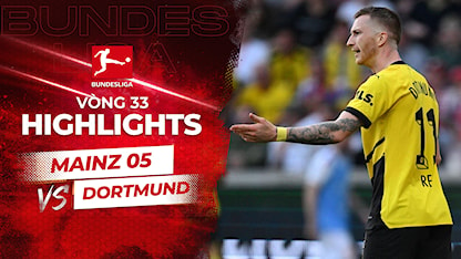 Highlights Mainz 05 - Dortmund (Vòng 33 - Giải VĐQG Đức 2023/24)
