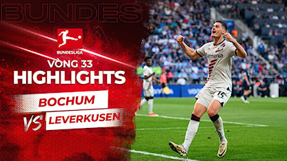 Highlights Bochum - Leverkusen (Vòng 33 - Giải VĐQG Đức 2023/24)