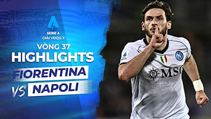 Highlights Fiorentina - Napoli (Vòng 37 - Giải VĐQG Ý 2023/24)
