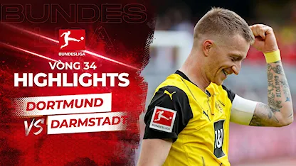 Highlights Dortmund - Darmstadt 98 (Vòng 34 - Giải VĐQG Đức 2023/24)