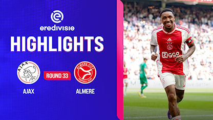 Highlights Ajax - Almere City (Vòng 33 - Giải VĐQG Hà Lan 2023/24)