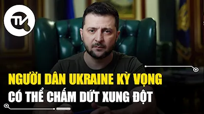 Người dân Ukraine kỳ vọng Tổng thống đương nhiệm có thể chấm dứt xung đột