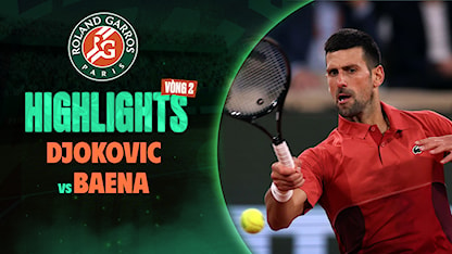 Highlights Novak Djokovic - Roberto Carbellas Baena (Vòng 2 - Giải Quần Vợt Roland Garros 2024)