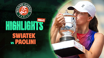 Highlights Swiatek - Paolini (Chung kết - Giải Quần Vợt Roland Garros 2024)