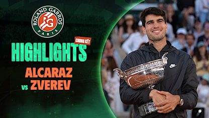 Highlights Alcaraz - Zverev (Chung kết - Giải Quần Vợt Roland Garros 2024)
