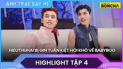 Anh Trai Say Hi 2024 - HIEUTHUHAI bị Gin hỏi khó về BABYBOO, Negav - Quang Hùng MasterD mỏ hỗn đòi hạ Isaac