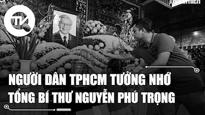 Người dân TPHCM tưởng nhớ Tổng Bí thư Nguyễn Phú Trọng