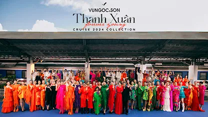 Show Thời Trang Thanh Xuân - VUNGOC&SON Cruise Collection 2024 - 10 - Siêu mẫu Minh Tú - Bình An - Hoa hậu Lương Thùy Linh - Hoa hậu Đỗ Thị Hà - Lan Khuê - Người đẹp Hương Ly