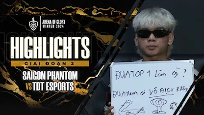 Highlight SGP - TDT (Vòng Bảng GĐ2 - ĐTDV Mùa Đông 2024)