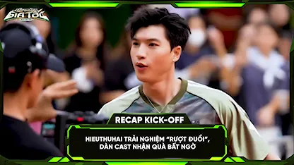HIEUTHUHAI trải nghiệm 'rượt đuổi', dàn cast nhận quà bất ngờ