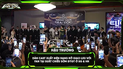 Dàn cast xuất hiện rạng rỡ giao lưu với fan tại suất chiếu sớm Đấu Trường Gia Tốc ở Sài Gòn & Hà Nội