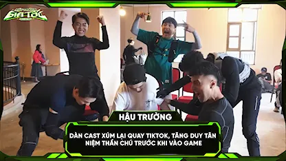 Dàn cast xúm lại quay TikTok, Tăng Duy Tân niệm thần chú trước khi vào game