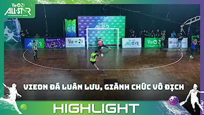 VIEON đá luân lưu, giành ngôi vô địch