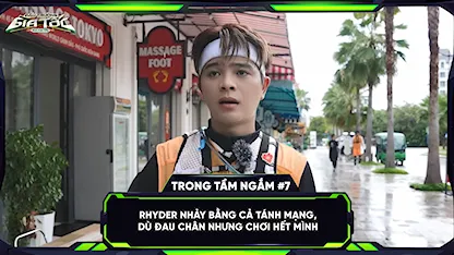 RHYDER nhảy bằng cả tánh mạng, dù đau chân nhưng chơi hết mình