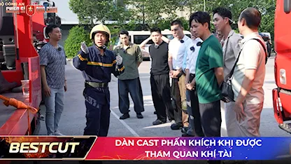 Dàn cast phấn khích khi được tham quan Khí tài