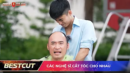 Các nghệ sĩ cắt tóc cho nhau