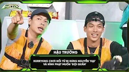 HURRYKNG chơi nối từ bị Hưng Nguyễn 'hại' và hình phạt muốn 'đội quần'