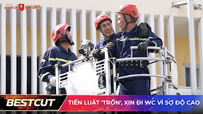 Tiến Luật 'trốn', xin đi WC vì sợ độ cao