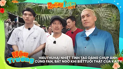 HIEUTHUHAI nhiệt tình tạo dáng chụp ảnh cùng fan, bất ngờ khi biết tuổi thật của Kaity
