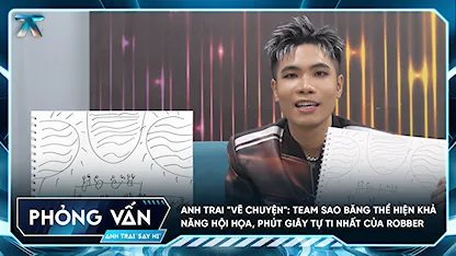 [Anh Trai "Vẽ Chuyện"] Team Sao Băng thể hiện khả năng hội họa, phút giây tự ti nhất của Robber