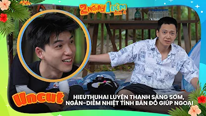 HIEUTHUHAI luyện thanh sáng sớm, Ngân-Diễm nhiệt tình bán đồ giúp ngoại