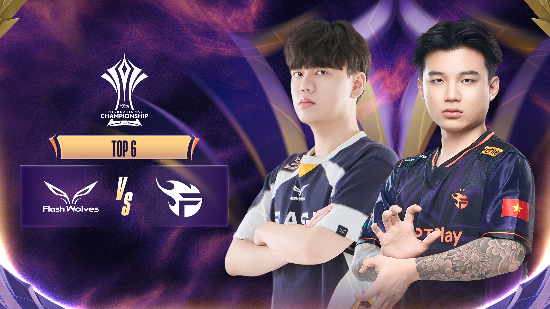 Full Match Flash Wolves - Team Flash (TOP 6 - AIC 2025) | VieON