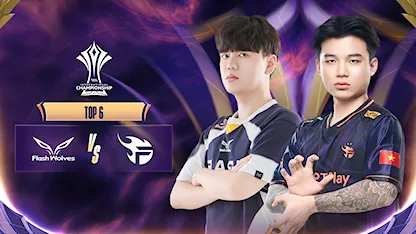 Full Match Flash Wolves - Team Flash (TOP 6 - AIC 2025)