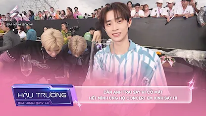 [BTS Concert] Dàn Anh Trai Say Hi có mặt hết mình ủng hộ concert Em Xinh Say Hi