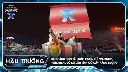 [BTS Concert] Cận cảnh con tàu Sớm Muộn Thì “ra khơi”, rehearsal Vô Số Lần Tình Cờ đầy năng lượng