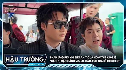 [BTS Concert] Phản ứng RIO khi biết ẩn ý của Now The King Is "BÁCH", cận cảnh visual dàn Anh Trai ở Concert